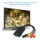 1080p Hdmi-compatible To Rca Audio Video Converter  Cable For Fire Stick Ps3 Dvd Xbox Roku Black