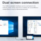 Usb 3.0 To Dual Hdmi-compatible Adapter 4-in-1 Audio Converter Usb Hub 3.5mm Audio