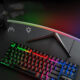 Backlight  Keyboard Laptop Computer Office Typing Wired External USB Portable Membrane 87 Keys Gaming Keyboard Black
