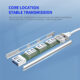 USB C Hub 4-Port USB Hub Slim Mini Data Adapter Multiport Dongle With Cable For Laptop PC Printer Flash Drive