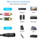 Metal Adapter  Cable RCA Input/output XLR Connection Both Directions Connector 0.3m Black