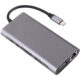 11-in-1 USB 3.0 Hub Type-C Multi-port Adapter HD-Mi 4k USB C to Vga