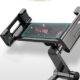 2 in 1 Flexible Lazy Bracket Pull-Up Desktop/Wall Cell Phone Tablet Holder Stand Adjustable Mount Silver