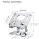 Foldable Mobile Phone Holder 360 Degree Rotating Non-slip Bracket Stand Riser