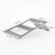 Aluminum Alloy Foldable Laptop Bracket Cooling Base Portable Notebook Stand Holder  Silver