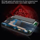 7-inch Mini Portable Laptop Business Office Learning Cpu 8GB+512GB Laptop U.S. Plug