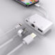 High Speed Adapter to RJ45 Ethernet LAN Wired Networrk for iPhone/iPad with Charging and USB 3 Camera reader port 1000Mbps