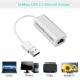 Portable Usb2.0 To Rj45 Network Card 10mbps Usb To Rj45 Ethernet Lan Adapter For Windows Xp 7 8 White
