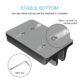 Vertical Laptop Stand Desktop Stand Adjustable Laptop Holder for MacBook Pro/Air Microsoft Surface black