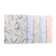 For iPad Pro 10.2 2019 Tablet Cover Marbling Pattern PU Leather Pen Loops Anti-fall Anti-scrach Anti-slip Protect Shell Tri-fold Tablet Case blue