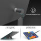 2-in-1 Magnetic Stand with Fast Wireless Charging Base for iPad11 Detachable