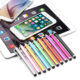 Universal Aluminum Alloy Touch  Pen Metal Touch Screen Pen Stylus Pens Capacitive Screen Pen With Clip For Tablet Mobile Phone black