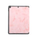 For iPad Pro 10.2 2019 Tablet Cover Marbling Pattern PU Leather Pen Loops Anti-fall Anti-scrach Anti-slip Protect Shell Tri-fold Tablet Case gray