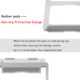 Adjustable Laptop Stand Foldable Lightweight Ventilated Laptop Riser Holder for Desk with Anti-Slip Design Portable Bracket Gold