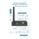 Smart Bluetooth-compatible  5.1  Adapter Audio Transmitter Upgrade Aux Adapter Sound Stereo Receiver With Screen Display For Computer Tv black