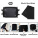 Adjustable Car Headrest Mount Holder Stretchable Silicone Cover Bracket Seat Back Universal For 7-10.5 Inch Tablet black