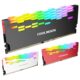 Coolmoon Ra-2 Ram Cooler High Efficiency 5v Argb Memory Module Heat Sink Light Effect Desktop Computer Memory Cooler gray