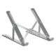 N8 Laptop Stand Aluminum Alloy Computer Folding Riser Adjustable Laptops PC Tabletop Mount For Notebook Tablet Computer N3 silicone silver