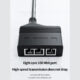 Rj45 Network Splitter Adapter Male 1 To 3 / 1 To 4 100mbps High-speed Lan Interface Network Distributor Adapter Male 1 to 4
