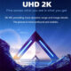 1 to 2 Hdmi Adapter with Indicator Light 2k Hd Video Audio Splitter Hdmi Port