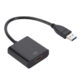 1080p 60hz Drive-free Usb3.0 To Hdmi Audio Video Adapter Converter Cable Compatible For Android Mac black