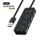 4-port Usb 3.0 Hub Data Usb Splitter Laptop Adapter for Windows 10/8/7 Vista