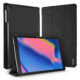 DUX DUCIS For Samsung TAB A 8.0 (2019) P200-P205 Simple Solid Color Smart PU Leather Case Anti-fall Protective Stand Cover with Pencil Holder Sleep Function  Pink