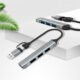 4-in-1 Type C Hub Docking Station Usb C To Usb3.0 Adapter