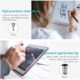 Stylus Pen Capacitive Touch Screen High Accuracy Active Stylus Pen +Rubber Nib+Fiber Nib Silver
