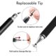 Stylus Touch Screen Pen for iPad iPhone XS XR MAX Huawei Xiaomi black