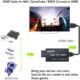 N64  To  Hdmi-compatible  Converter High-definition Multimedia Signal Adapter Cable Black