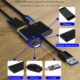Converter Usb 3.0 To Dual Hdmi-compatible 4k HD Simultaneous Display Dual-screen Type C Expansion Dock Grey