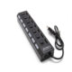 Usb 7 Port Independent Switch With Light Hub With Line Splitter Hub Extender
