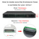 12.7mm Thick Usb 2.0 Ide Portable Optical  Drive  Box SATA Hard Disk Interface Black