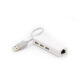 3 Usb  Port  Hub Rj-45 Lan Network Card Usb To Ethernet Adapter Cable USB interface