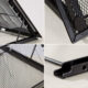 Multifunction Mesh Ventilated Adjustable Laptop Stand Silver grey