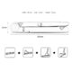 Universal Folding Lazy Bracket for iPad Mobile Phone Desktop Tablet Holder  green