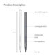 4096 Level Pressure Stylus Magnetic Pen for Surface Pro 3/4/5/6/7 Pro X