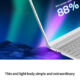 14"" Laptop N4100 Quad Core 1920 x 1080 Ultra Thin Notebook 8G RAM Student Laptop Silver_8 + 64G