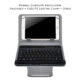 Wireless Bluetooth Keyboard For Tablet PU Leather Case Stand Cover +OTG+pen For Pad 7 8 Inch 9 10 Inch  black_9/10 inch