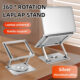 Laptop Stand Ergonomic Laptops Desk Elevator Aluminum Alloy Cooling Holder