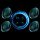 Mouse Jiggler Undetectable Mouse Mover With Timer Function LED Lights Plug Play Move Mechanical Turntable Pad black