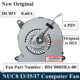 Cpu Cooling Fan Compatible For NUC8I7BEH NUC8 I3 I5 I7 Computer Fan BSC0805HA-00 DC05V 0.60A 1Z24L9R 4-Pin gray