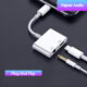 2-in-1 Audio  Adapter Type-c+3.5 Interface Wire Control Fast Charging For Type-c Type-C to 3.5 adapter cable