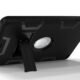 For IPAD MINI 4 PC+ Silicone Hit Color Armor Case Tri-proof Shockproof Dustproof Anti-fall Protective Cover  Black + black