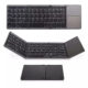 Portable Mini Bluetooth Keyboard Wireless Foldable Trackpad Keyboard