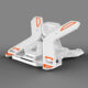 E5 Laptop Stand Multi-Angle Adjustable Laptop Riser Ergonomic Computer Stand Foldable Portable Desktop Holder