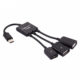 3 in1 Type-C Male to Female Micro OTG USB Port Adapter Cable for Android Phone Tablet USB Flash Disk Micro OTG