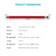 2 in 1 Stylus Pen Capacitive Screen Touch Pencil Drawing Pen for Tablet Android Smartphone blue