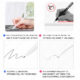 For Apple Pencil 2 Touch Pen Stylus For iPad Pro 11 12.9 9.7 2018 Air 3 10.2 2019 Mini 5 No Delay Drawing Pen Silver